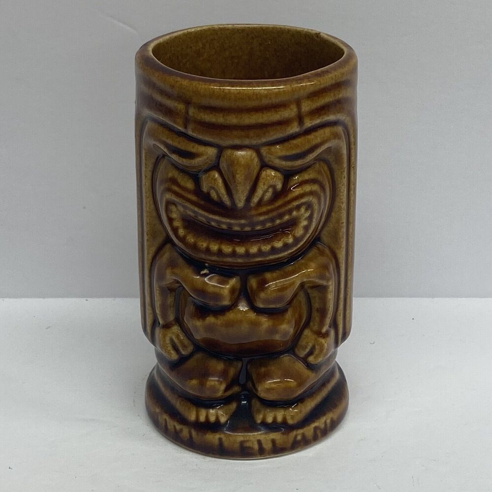 Tiki Leilani Mug Cup Tumbler Orchids of Hawaii Vintage Decor Vase - Picture 3 of 8